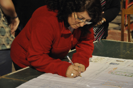 Mesa de trabajo comunitaria de Fundación Proyecto Propio
