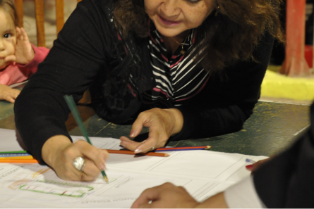 Mesa de trabajo comunitaria de Fundación Proyecto Propio