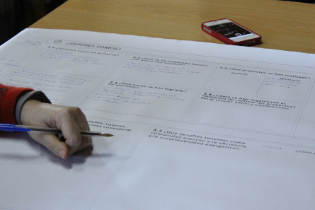 Mesa de trabajo comunitaria de Fundación Proyecto Propio