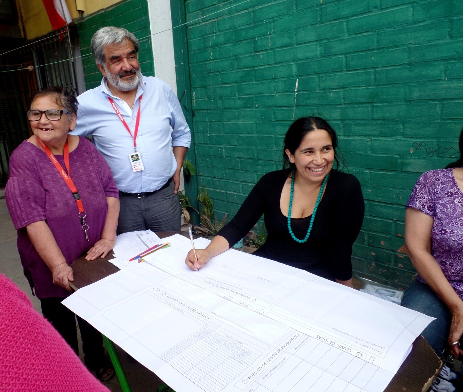 Fotografía propia tomada en terreno junto a la comunidad